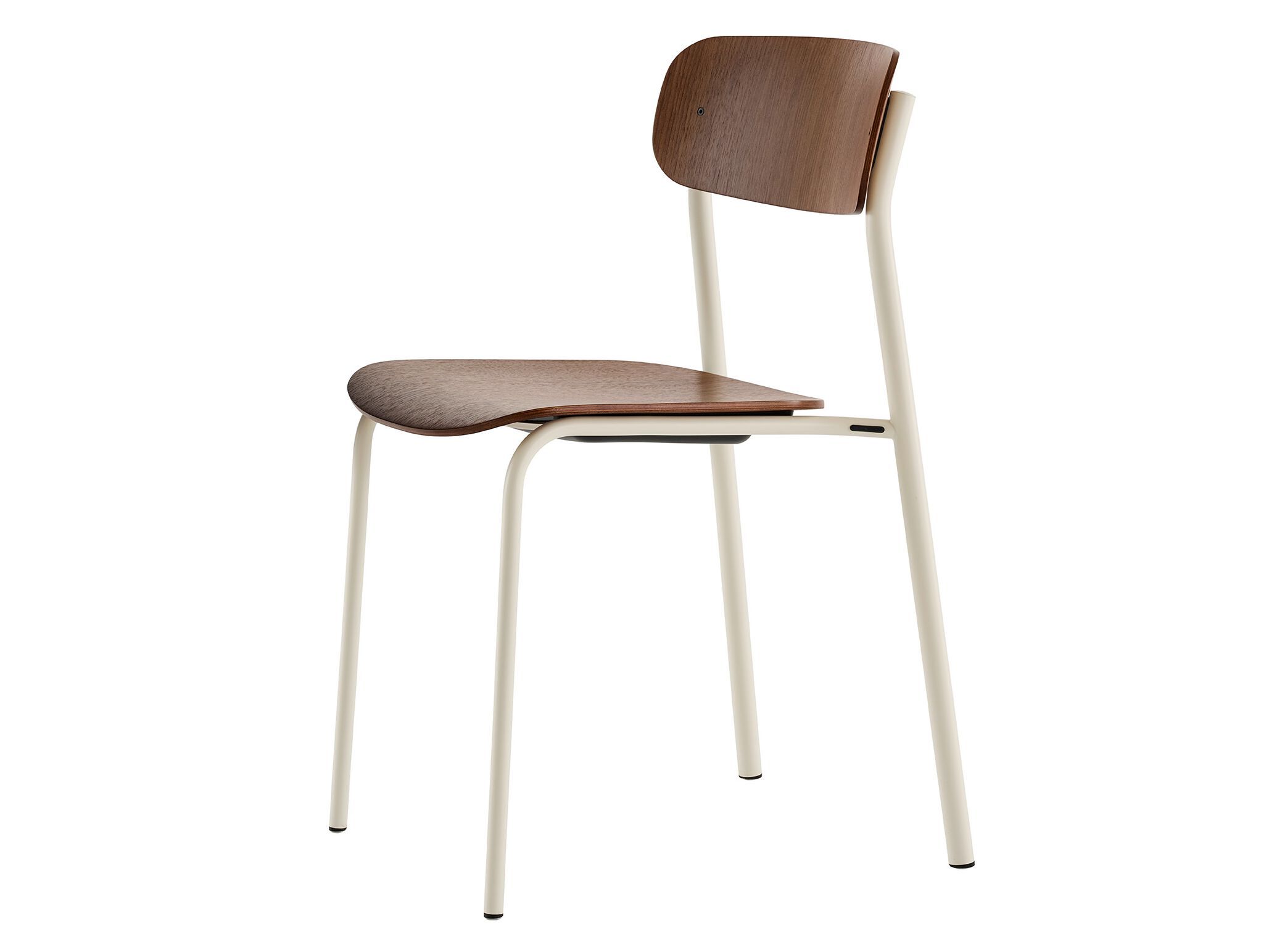 Штабелируемый стул из стали и дерева с открытой спинкой THONET S 243 ARCH-00060338 - Вид №3