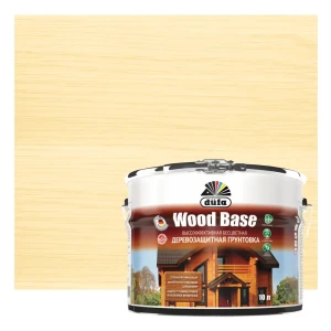 Грунтовка деревозащитная Dufa Wood Base бесцветная 10 л