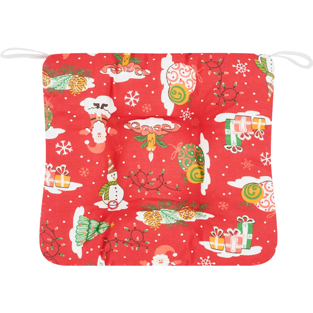 Сидушка Altali Санта 40x40 см цвет красный STLM-2030159