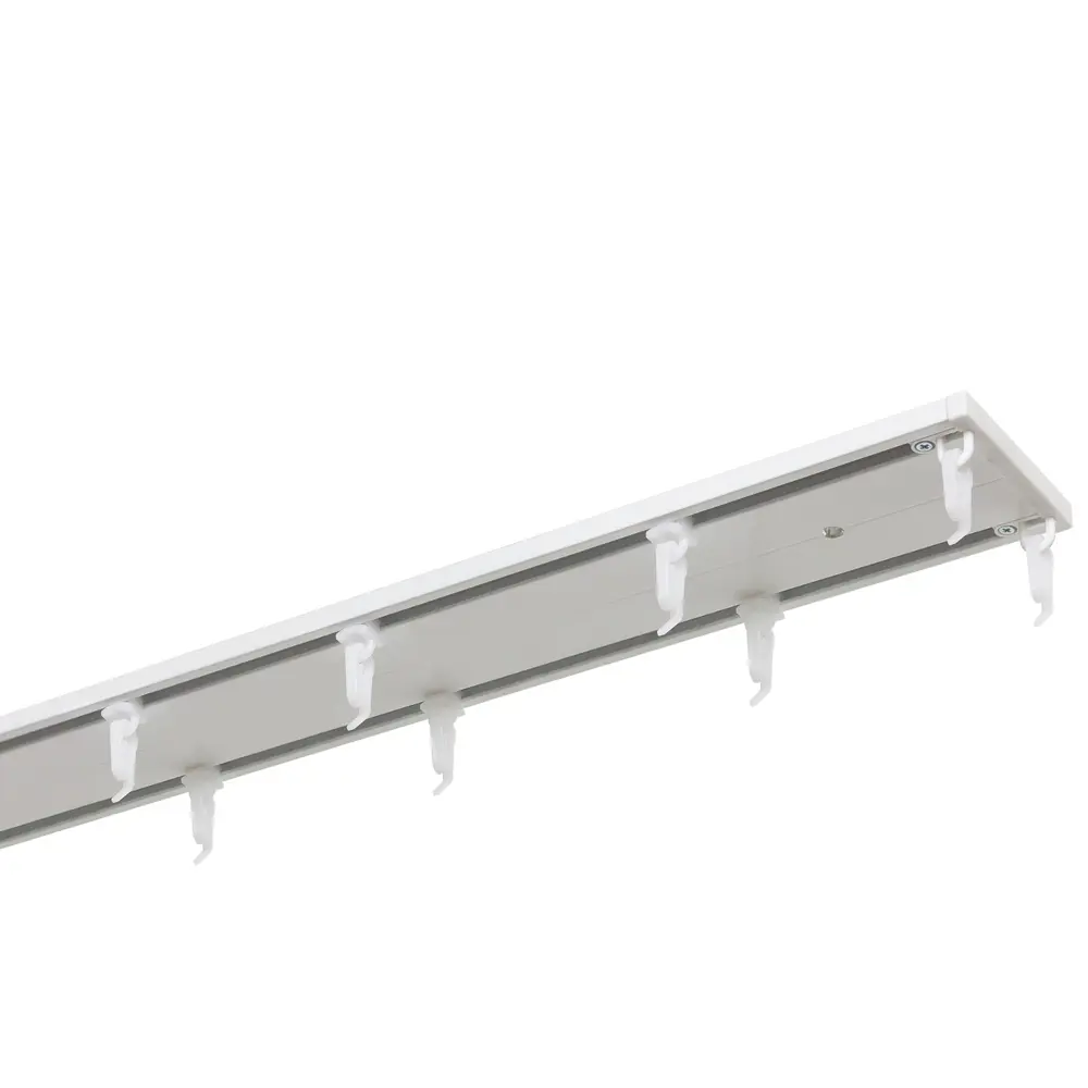 Двухрядный шинный карниз Kreaforta Pro 160 см для многоуровневых штор 89432745 STLM-1568332