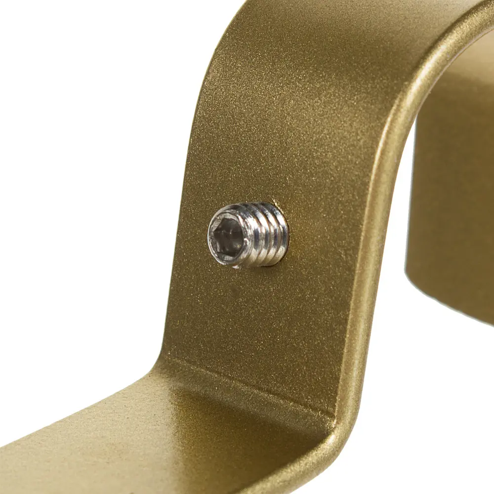 Держатель однорядный простой 8.5 см цвет золото матовое INSPIRE STLM-2184368 - Вид №2