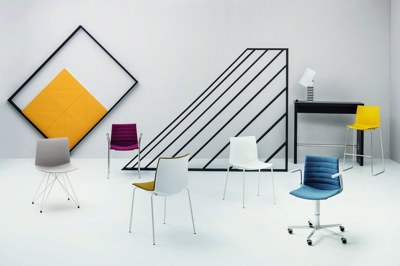 Вращающееся кресло с мягкими подлокотниками на насесте GABER Kanvas ARCH-00132829 - Вид №3