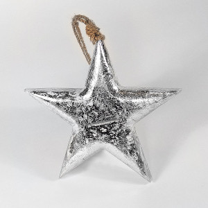 en_ny0015 Фигурка декоративная snow star, подвесная, 23х23х3 см EnjoyMe