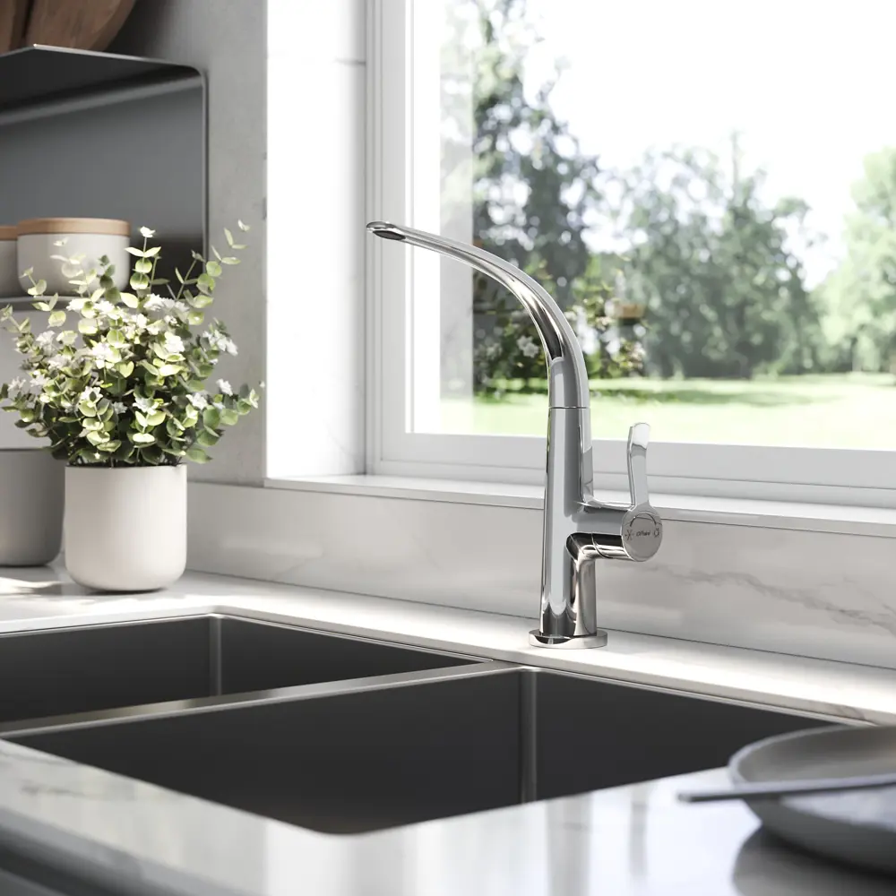 Смеситель для кухни Paini Serena 28.5 см цвет хром STLM-2078574