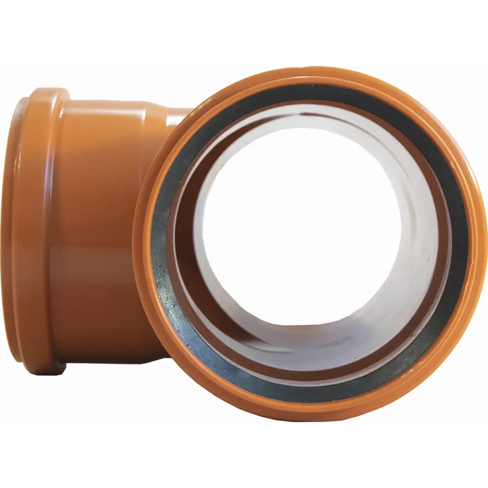 Тройник наружный 87 градусов 110x110 мм ОПТИПЛАСТИК STLM-2194931 - Вид №3