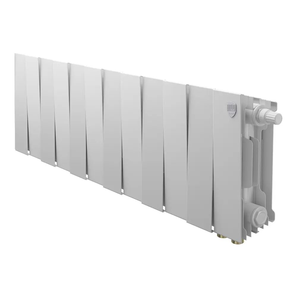 Радиатор секционный Royal Thermo PianoForte VDR80 200/10 12 секций нижнее правое подключение биметалл белый 89409043 STLM-2204682  - Вид №1