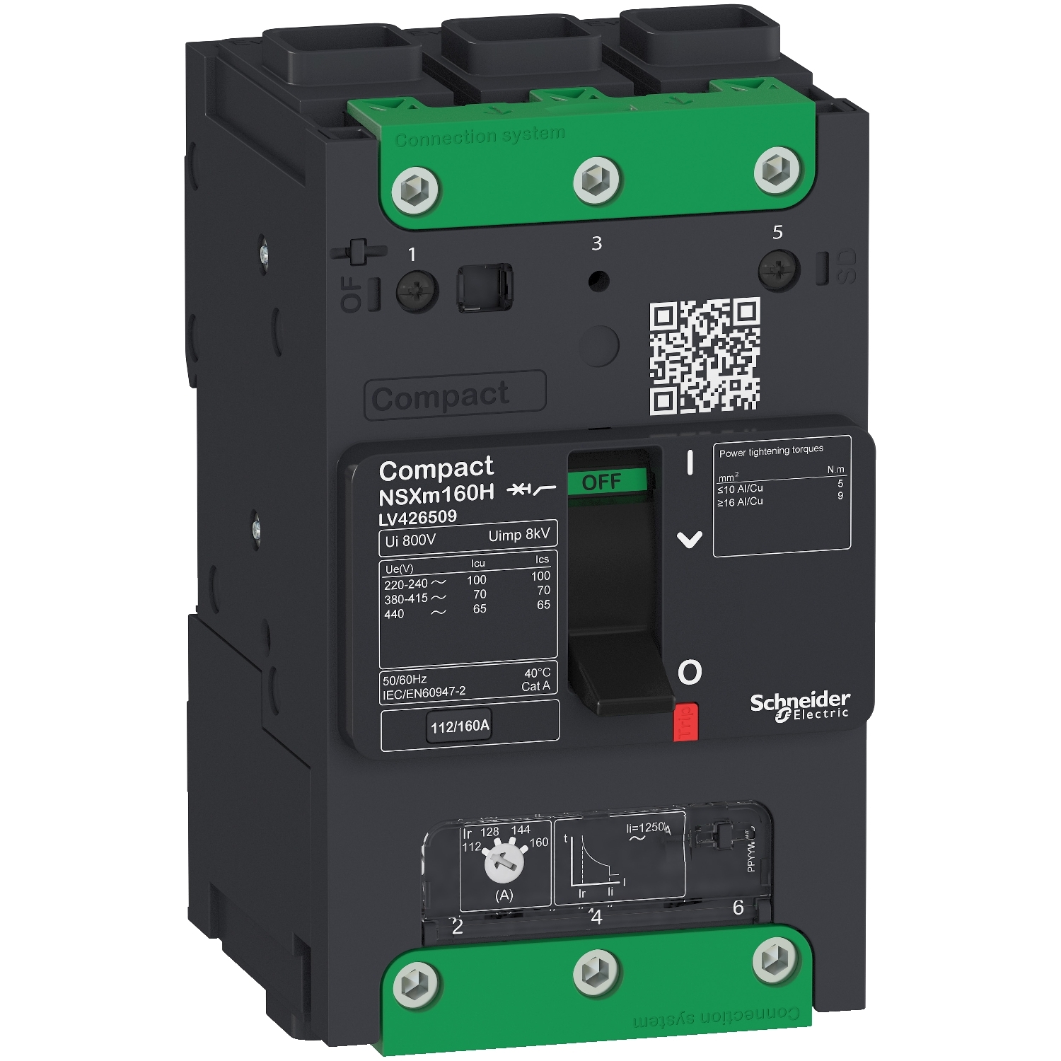 LV426402 Силовой автомат NSXm, 50кА, 3P, 32А Schneider Electric Compact 