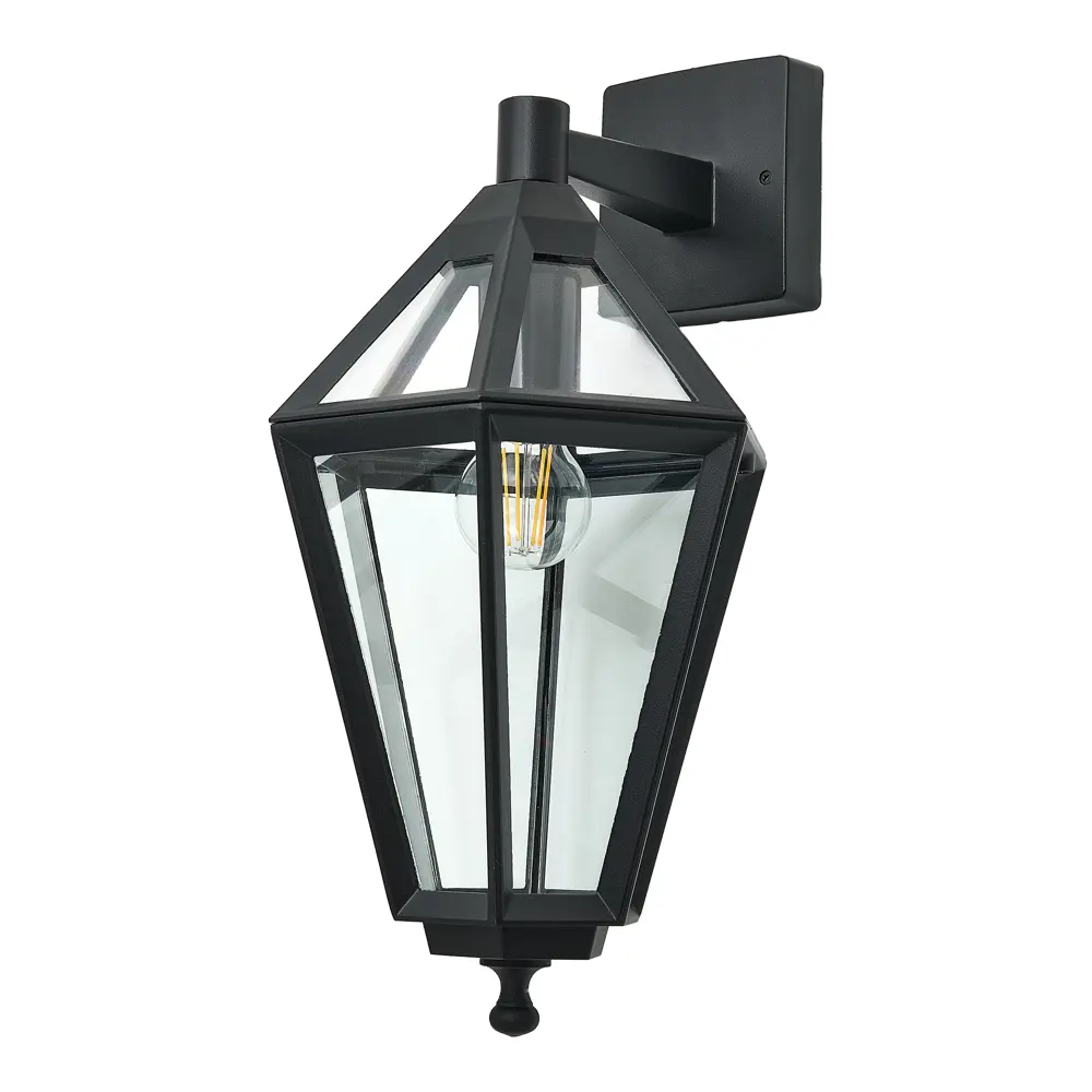 Светильник уличный настенный KREAFORTA Radley 60 Вт IP44 цвет черный STLM-2164619 - Вид №2