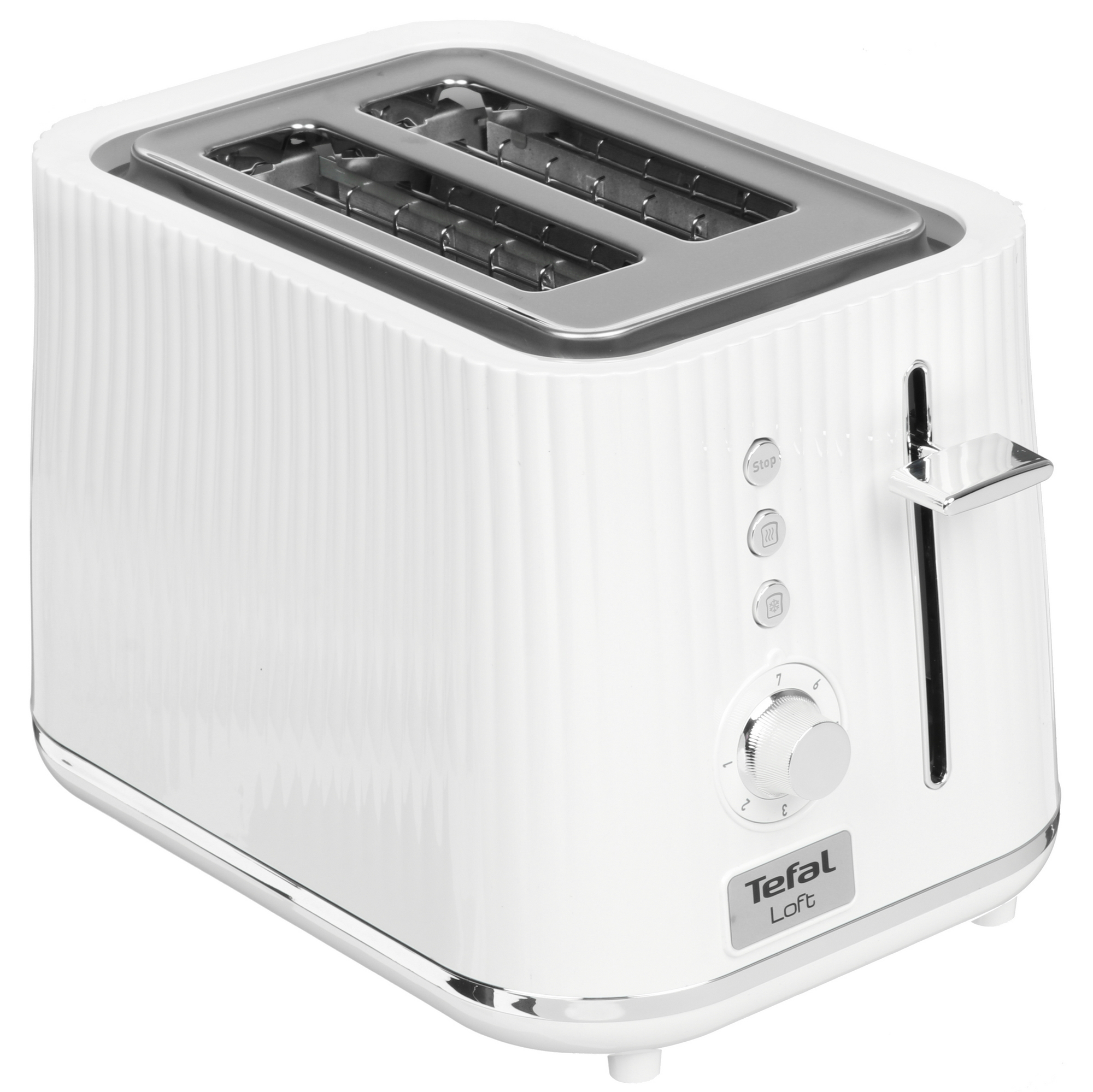 9071488 Тостер Tefal Loft 2S TT761138 белый STDN-0084295