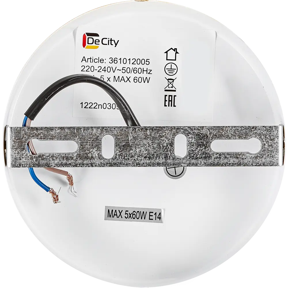 Люстра потолочная под лампу De City Каталина 5x60 Вт E14 220В STLM-2097797 - Вид №6