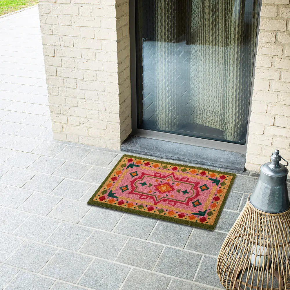 Коврик грязезащитный Kera5 40х75 см кокос цвет разноцветный Santreyd STLM-2208405 - Вид №5