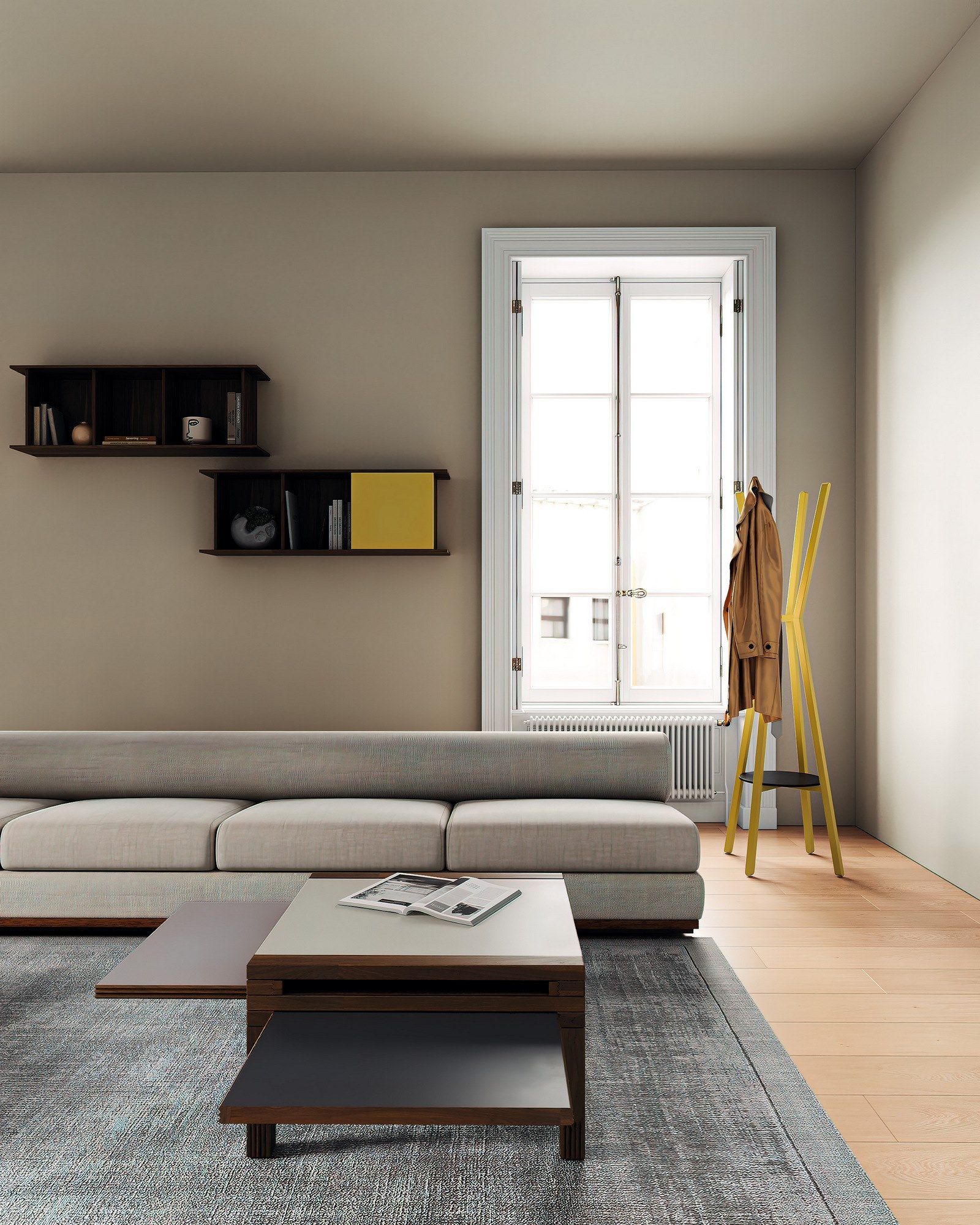 Низкий журнальный столик из массива дерева SCULPTURES JEUX Par ARCH-00033855 - Вид №1