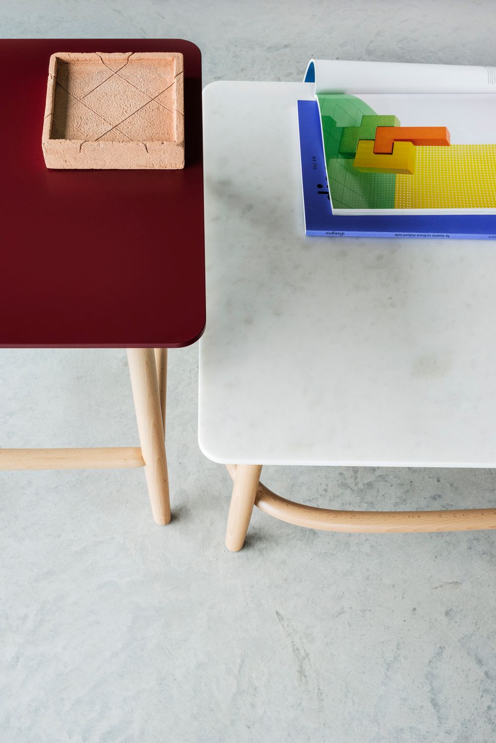 Деревянный квадратный журнальный столик Wiener GTV Design Single Curve ARCH-00086739 - Вид №7