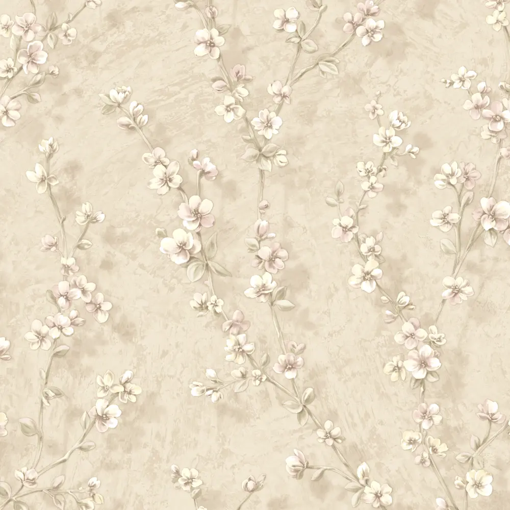 Обои флизелиновые Артекс Азалия бежевые 1.06 м 10677-03 STLM-2021699 - Вид №1