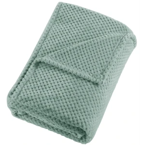 Плед Tula 220x240 см велсофт цвет зеленый