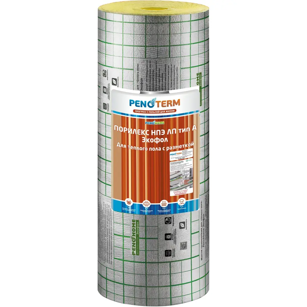 Материал изоляционный Comfort 5 мм ВПЭ/лавсан, 3 м2 Santreyd STLM-2159237