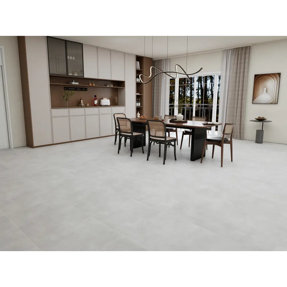 Глазурованный керамогранит Duna Ground Perla Matt 60x120 см 1.44 м² матовый цвет светло-серый STLM-2204440 - Вид №2