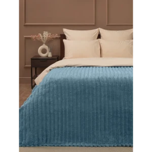 Плед Texrepublic Velvet 200x220 см полиэстер цвет синий