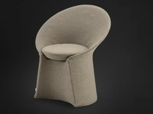 Flou Кресло со съемным чехлом из ткани Remy