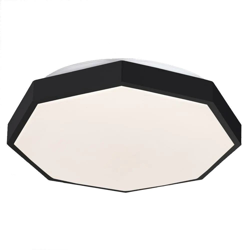 Люстра потолочная светодиодная Arte Lamp Kant 15 м² регулируемый белый свет цвет черный STLM-2094041 - Вид №1
