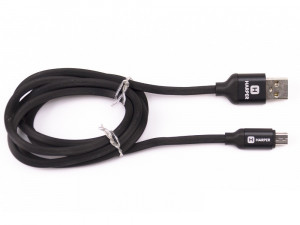 471491 Кабель USB-microUSB "SCH-330", 1 м, черный Harper