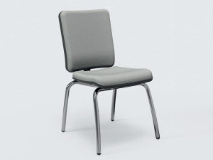 Тканевый стул для зала ожидания