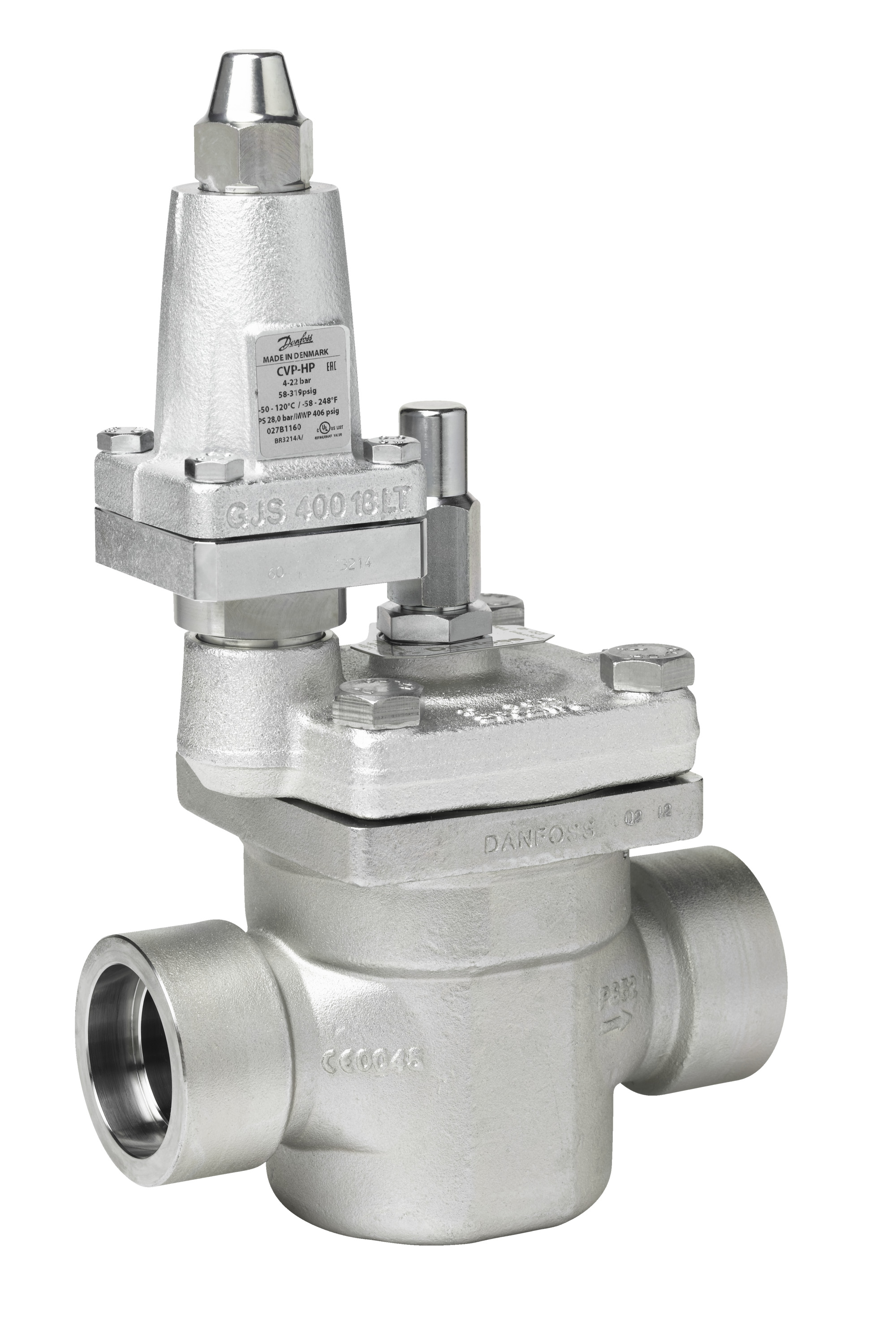 Danfoss ICS — сервоприводные клапаны с пилотным управлением ICS 25-25 Клапан регулятор давления 027H2066  - Вид №1