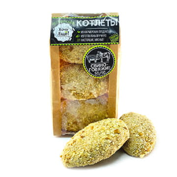 Котлеты свино-говяжие Честная кухня Хочу Ещё 600 г Santreyd 23634 - Вид №1