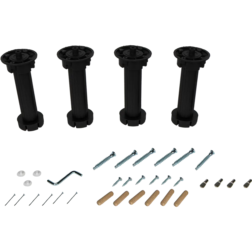 Каркас напольный угловой скошенный 40х70 см, цвет белый 18793475 STLM-2100833 DELINIA  - Вид №3