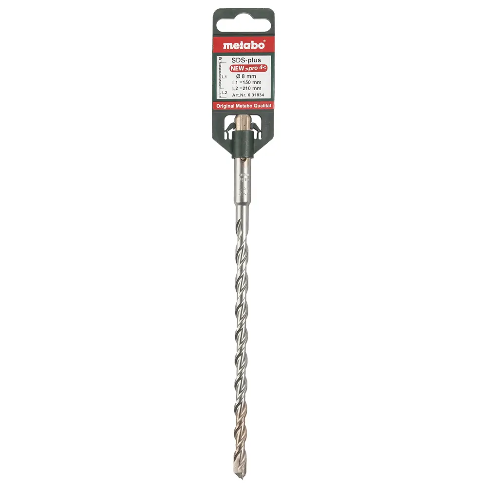 Бур по бетону SDS-plus 8х150х210 мм Metabo Pro4 626841000 STLM-2055726 - Вид №2