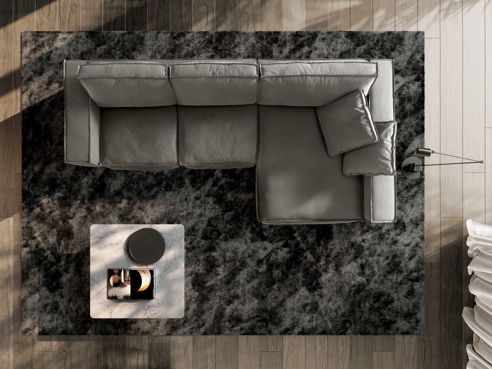 Секционный диван с полуостровом VALENTINI Rafael New ARCH-00121908 - Вид №2