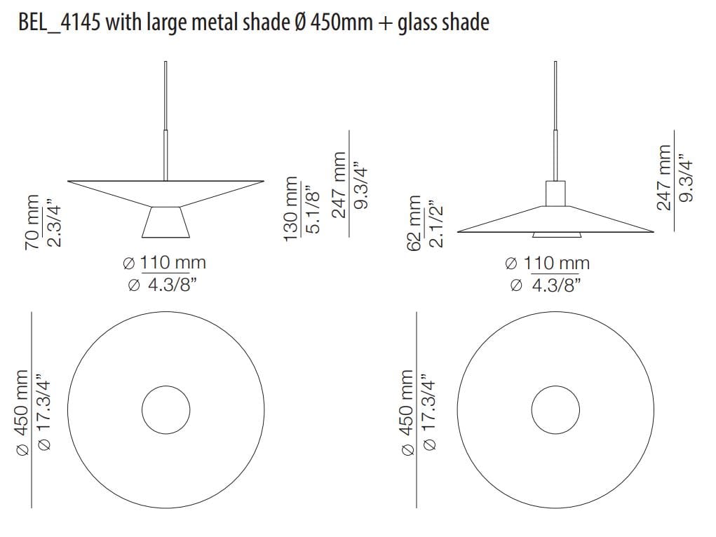 Металлический светодиодный подвесной светильник Estiluz Belt ARCH-00105269 - Вид №18