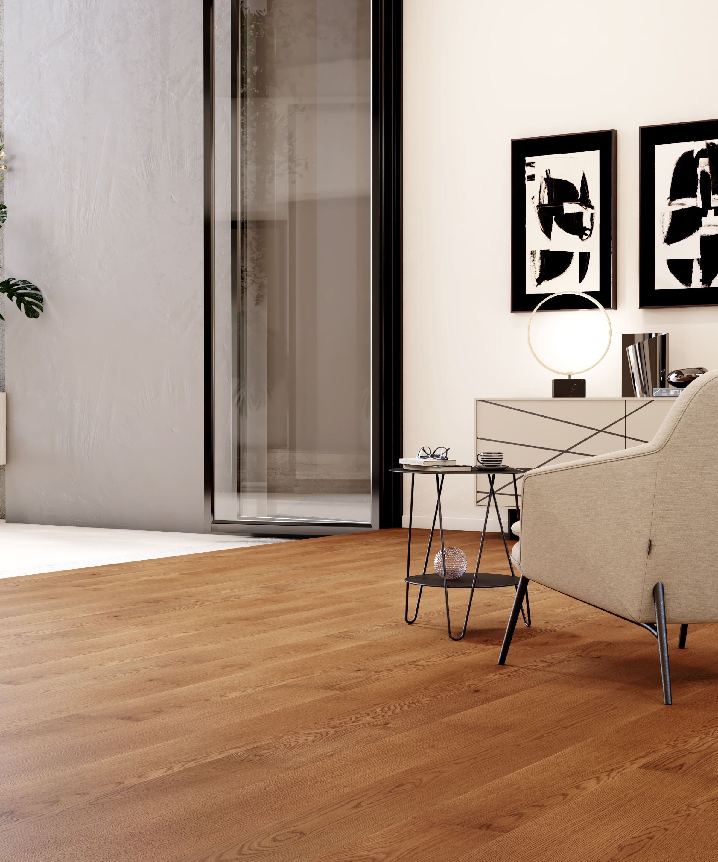 Пол из синтетического материала под дерево Déco Хлоп! ARCH-00043243 - Вид №1