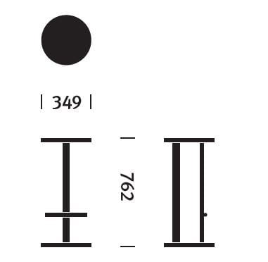 Высокий деревянный табурет с подставкой для ног Herman Miller ARCH-00026084 - Вид №9