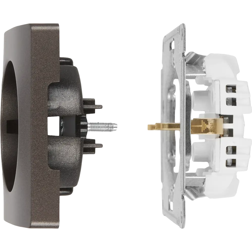Schneider Electric Glossa - Розетка скрытого монтажа в графитовом исполнении 84693619 STLM-0053762 - Вид №4