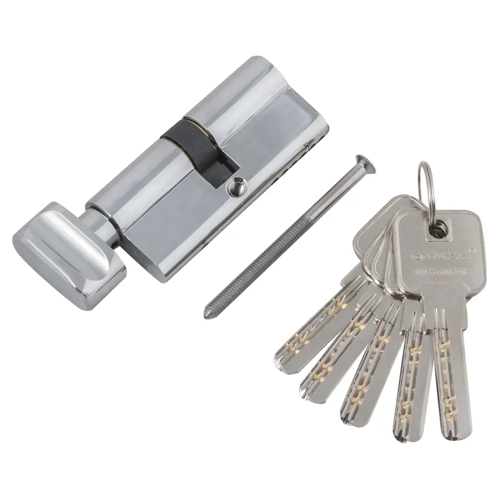 Цилиндр ключ/вертушка 35x35 хром, 2J07 70T01 CP PALLADIUM STLM-2180013 - Вид №1