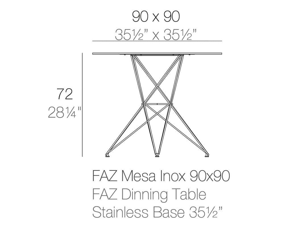 Стол Vondom Faz ARCH-00114383 - Вид №5