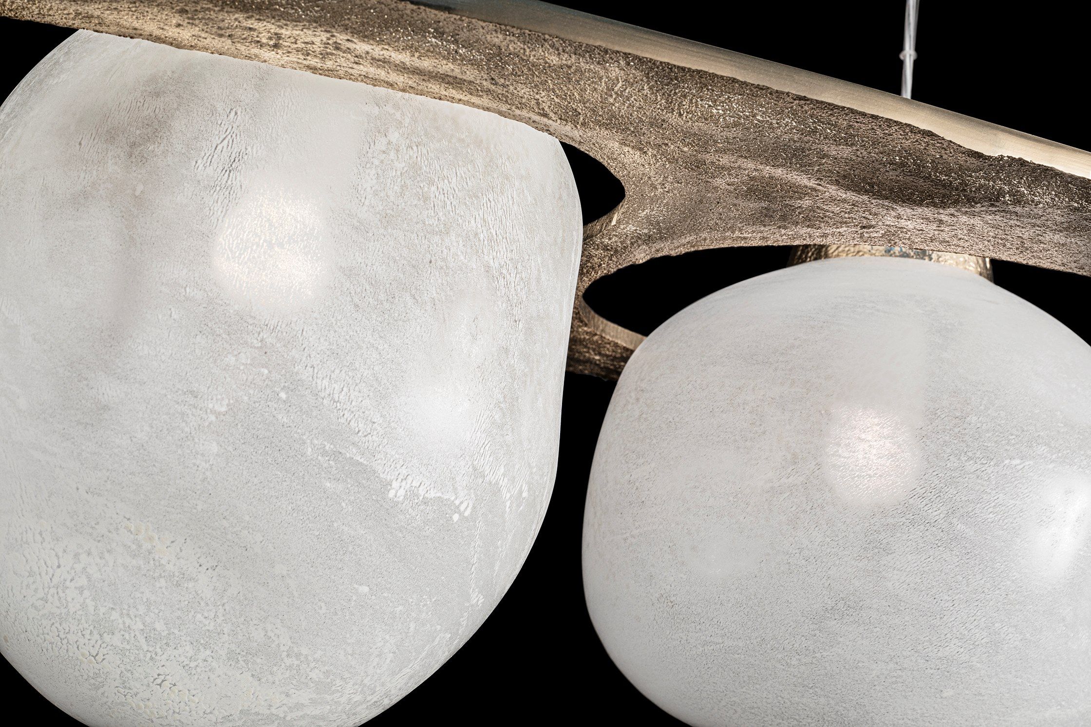 Подвесной светильник из дутого стекла и металла Patrizia Volpato Камень ARCH-00103808 - Вид №14