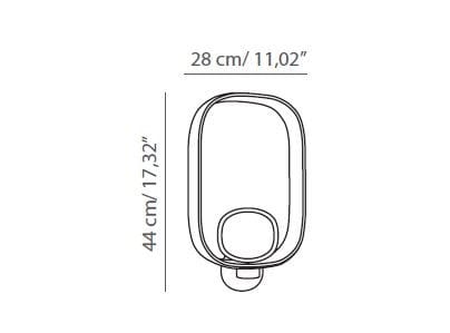Окрашенный металлический светодиодный настенный светильник Tooy Filipa ARCH-00095712 - Вид №2