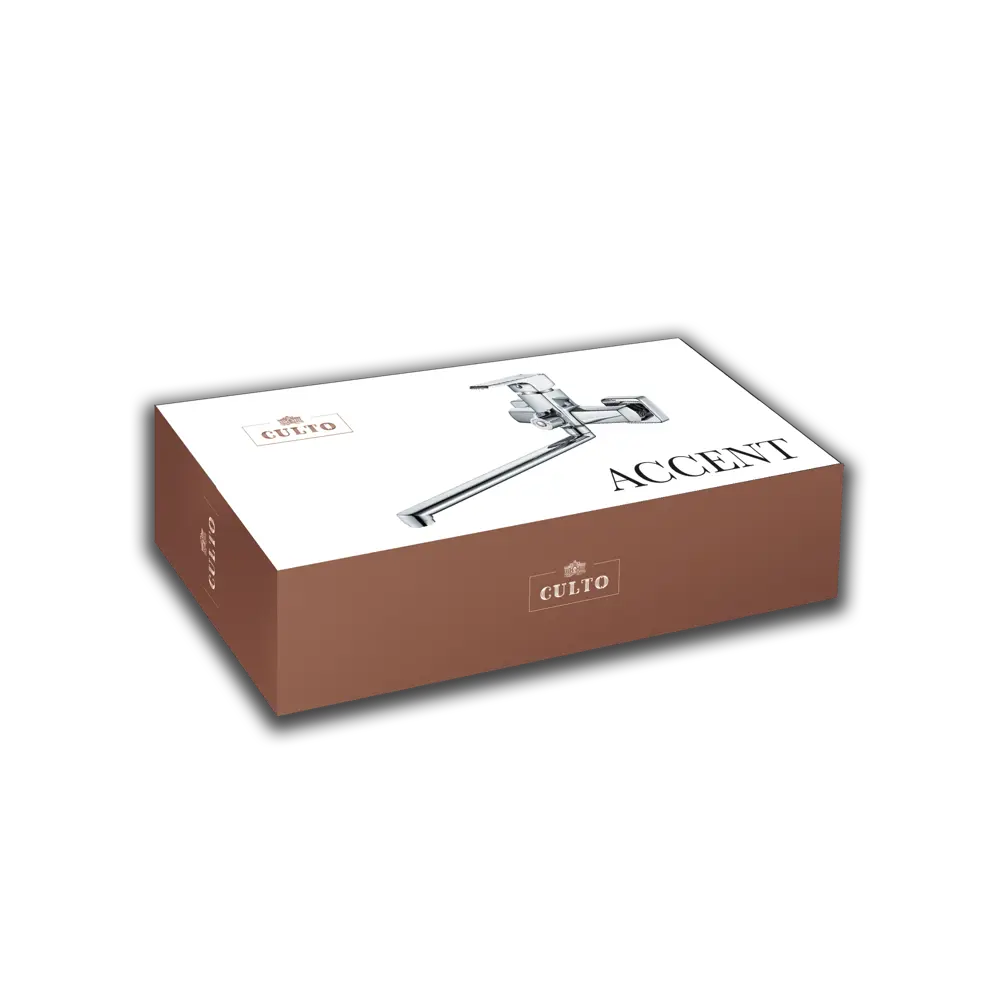 Смеситель для ванны и душа Culto Accent однорычажный цвет хром STLM-2136831 - Вид №3