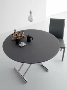 Italy Dream Design Прямоугольный круглый деревянный журнальный столик в современном стиле с регулируемой высотой