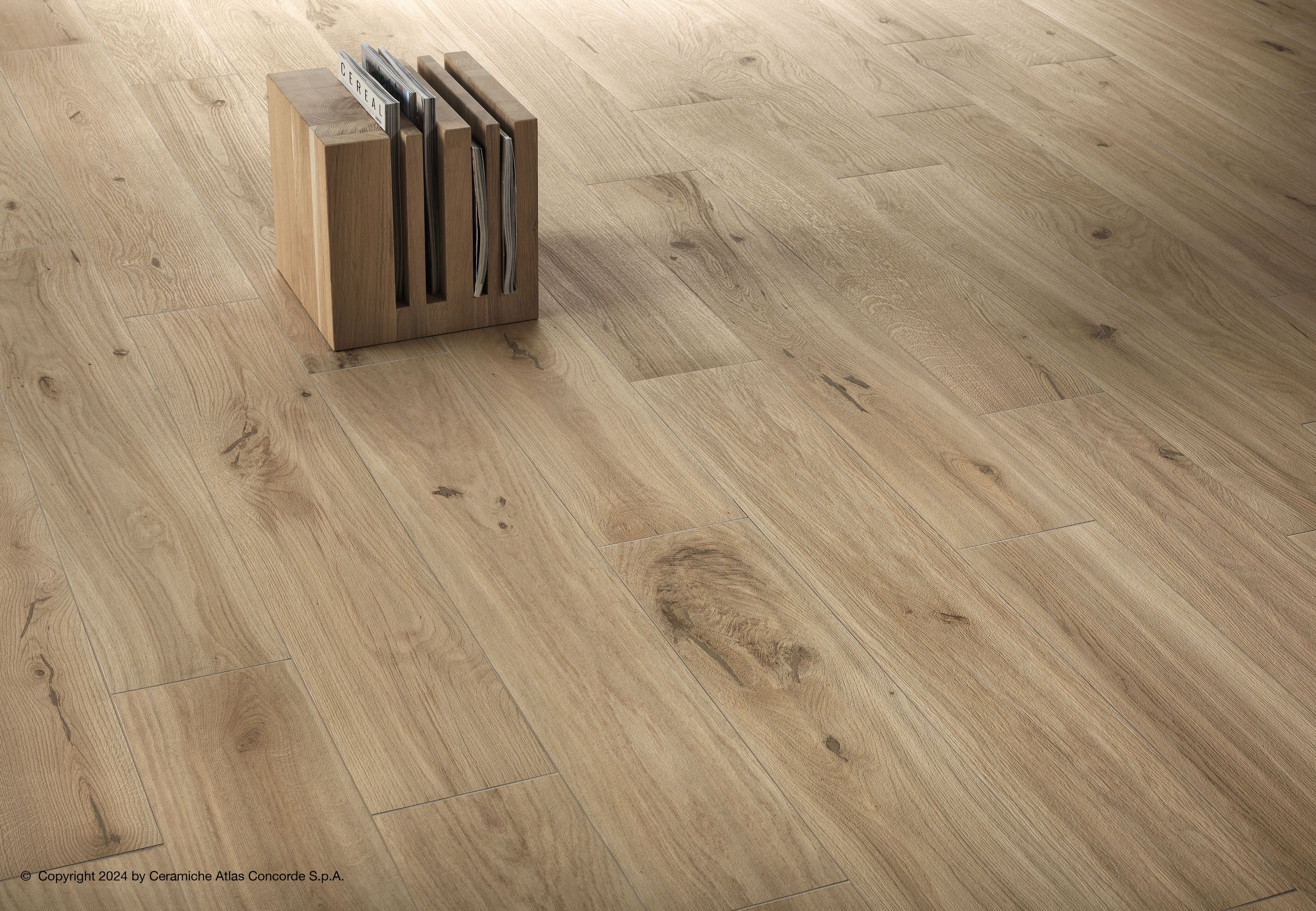 Напольное покрытие из керамогранита в помещении и на открытом воздухе с эффектом дерева Atlas Concorde журнал ARCH-00030139 - Вид №39