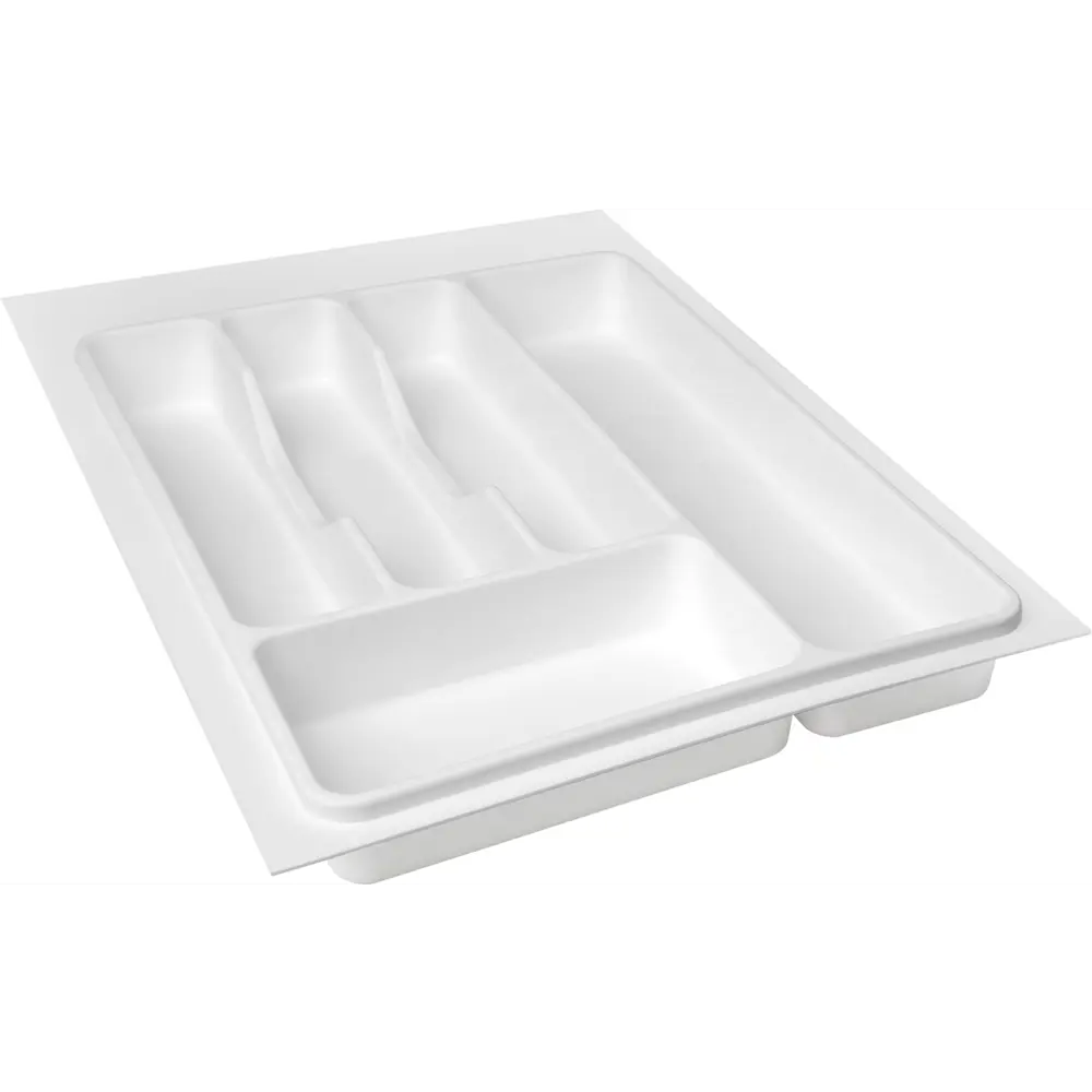 Лоток для столовых приборов KONSENSA 32.6x4.5x49 см пластик цвет белый STLM-2046558