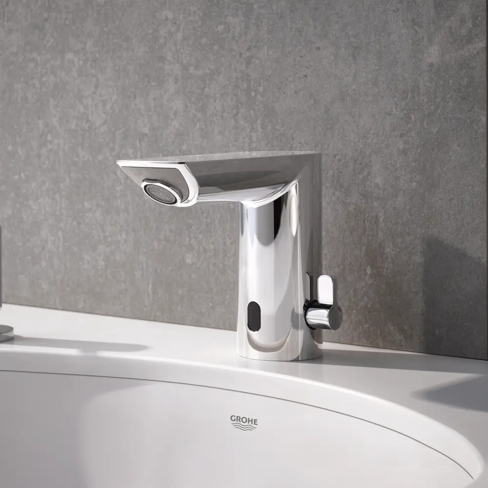 Смеситель для раковины Grohe Bau Cosmopolitan E 36451000 сенсорный цвет хром STLM-2058949 - Вид №10
