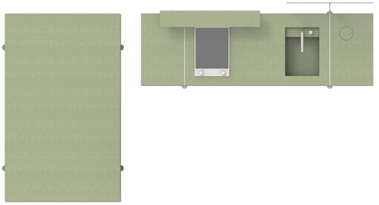 Elmar Отдельностоящий модуль со стальными и бетонными полками sun-id-1388379 - Вид №11