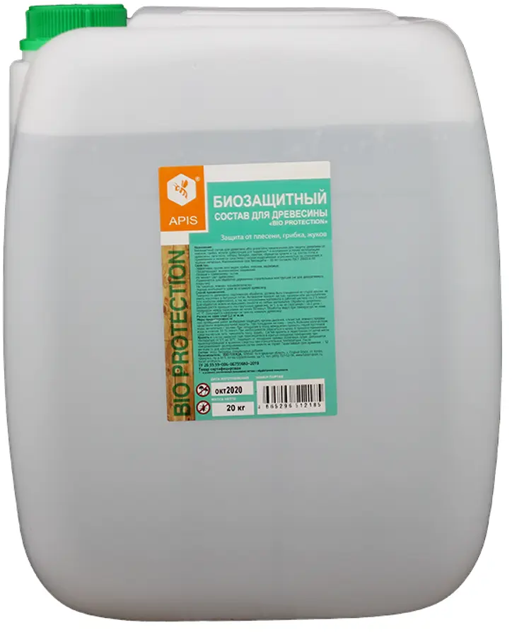 91538567 Антисептик для дерева Apis bio protection бесцветный 20 кг STLM-0857645