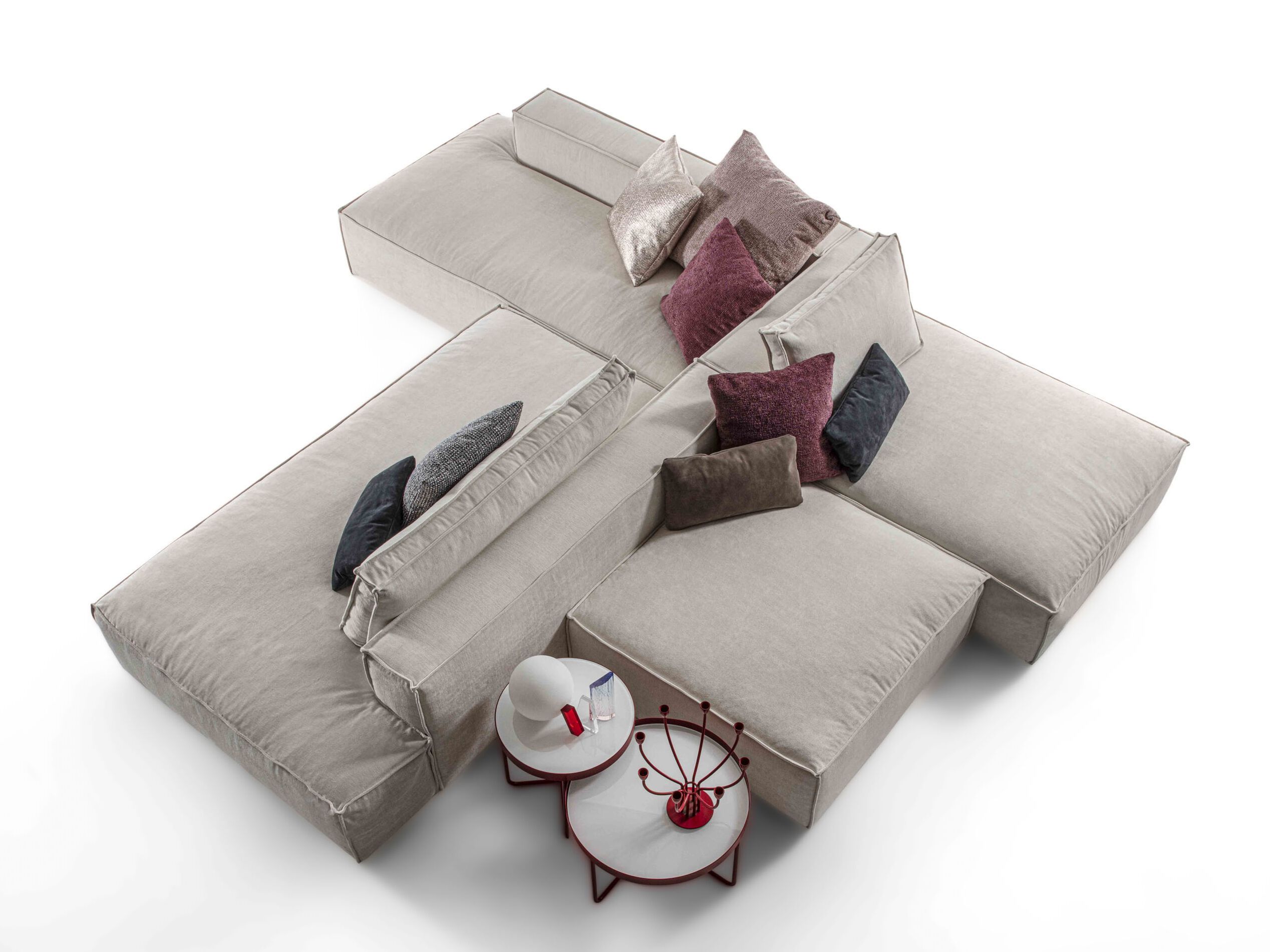 Съемный двухсторонний диван из ткани GRUPPO FOX день Фокса ARCH-00051485