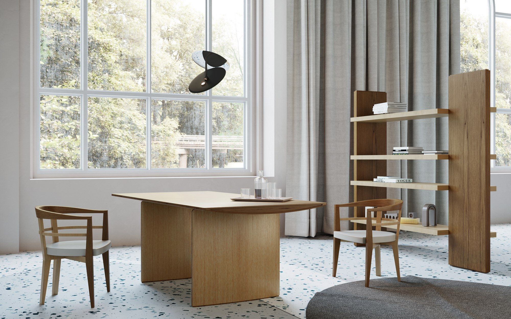 Деревянный книжный шкаф Morelato Cartesia ARCH-00029544 - Вид №2