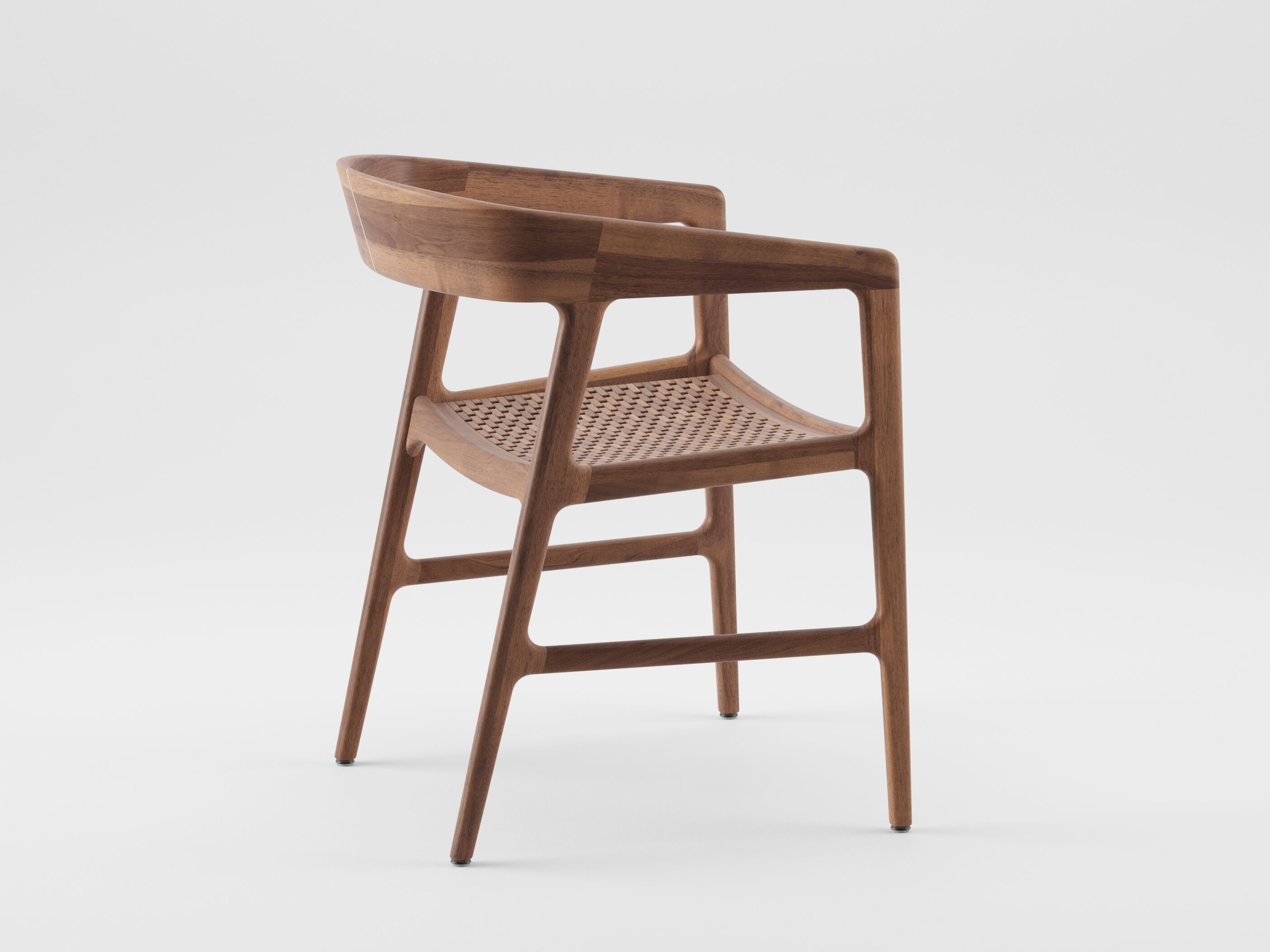 Стул из массива дерева с подлокотниками Artisan ARCH-00150006 - Вид №8