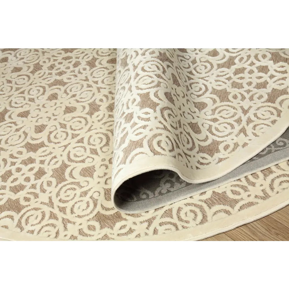 Ковер вискоза Genova 036/656590 160x230 см цвет бежевый RAGOLLE STLM-2011064 - Вид №3